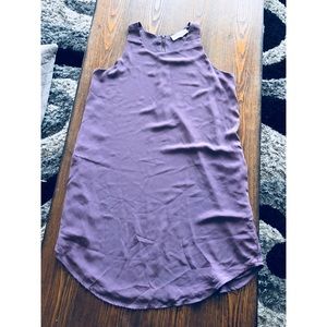 Purple dress with pockets